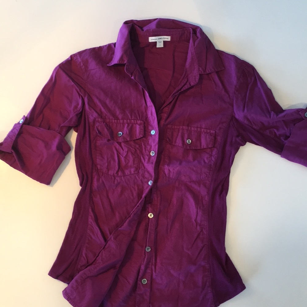 James Perse purple size 1 top